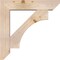 Ekena Millwork Westlake Slat Smooth Bracket w/ Offset Brace, Douglas Fir, 7 1/2"W x 34"D x 34"H BKT0806X34X34WTL06SDF - alternate 3
